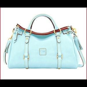 Dooney and Bourke Florentine Small Satchel Pale Blue